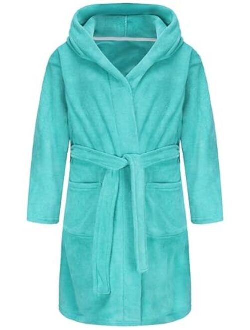 Best for All Boys Girls Bathrobe Soft Towel Hooded Robe Terry cloth Turkish Cotton Bathrobe