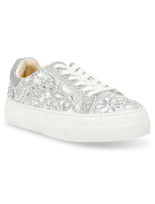 BETSEY JOHNSON Women's Reily Rhinestone Platform Sneakers