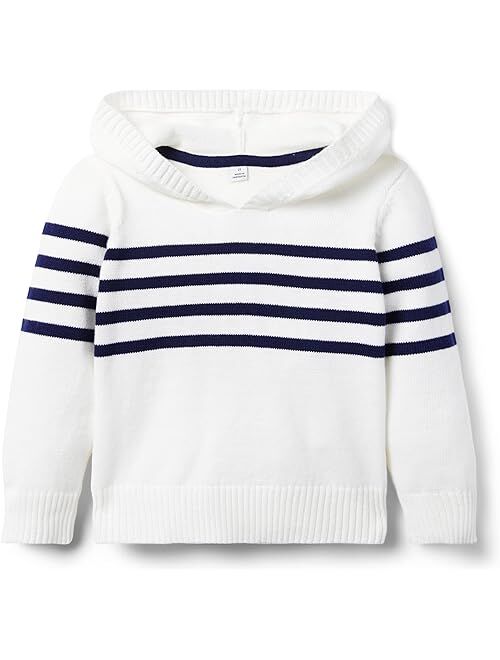 Janie and Jack Striped Sweater Hoodie (Toddler/Little Kid/Big Kid)