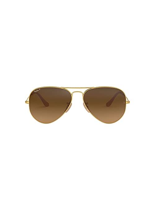 Ray-Ban Unisex Polarized Sunglasses, RB3025 AVIATOR CLASSIC