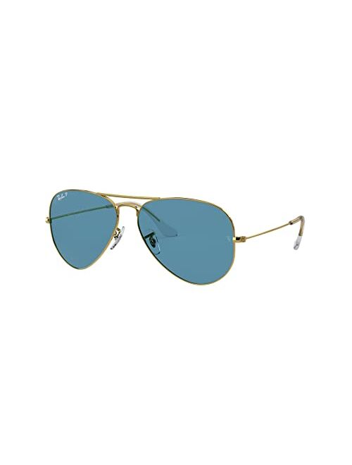 Ray-Ban Unisex Polarized Sunglasses, RB3025 AVIATOR CLASSIC