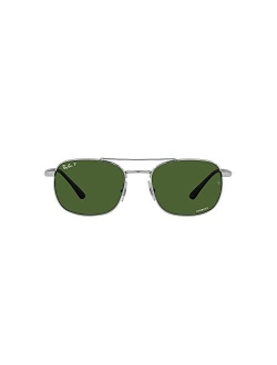 Unisex Polarized Sunglasses, RB3670CH 54