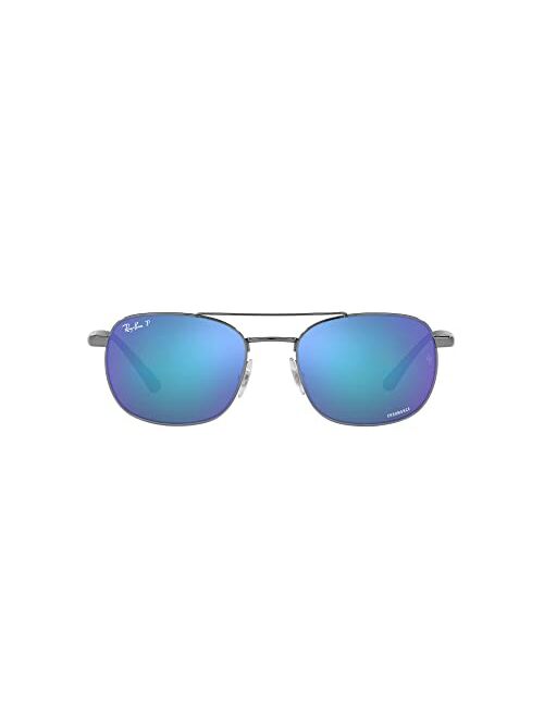 Ray-Ban Unisex Polarized Sunglasses, RB3670CH 54