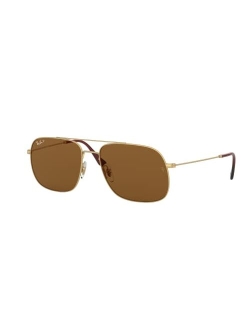 ANDREA Polarized Sunglasses, RB3595 59