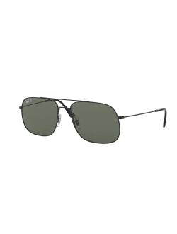 ANDREA Polarized Sunglasses, RB3595 59