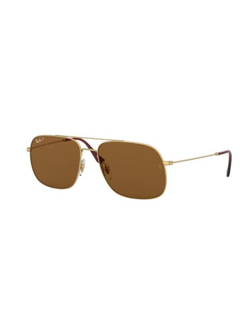 Ray-Ban ANDREA Polarized Sunglasses, RB3595 59