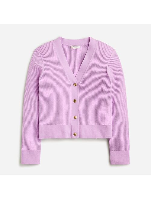 J.Crew Girls' cropped V-neck cardigan