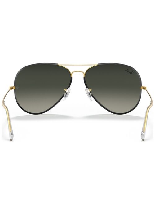 Ray-Ban Unisex Sunglasses, Aviator Full Color Legend 58