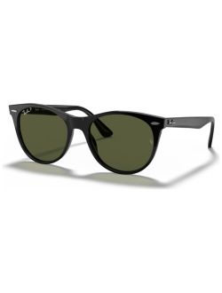 Unisex Polarized Sunglasses, RB2185 WAYFARER II CLASSIC