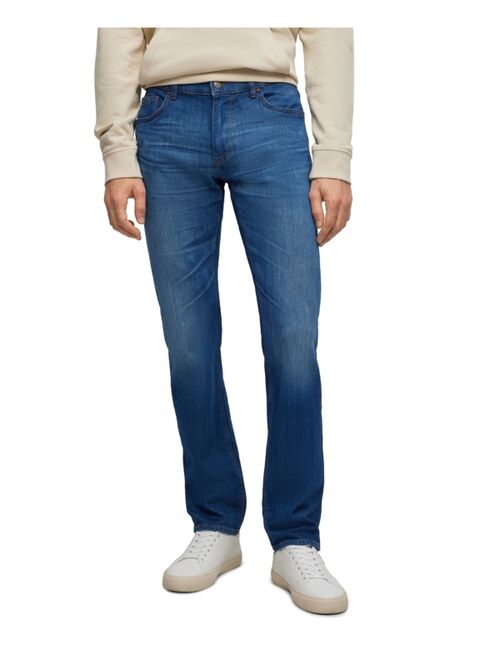 BOSS by Hugo Boss Men's Italian Denim Regular-Fit Jeans