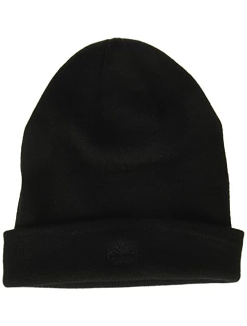 Timberland Men's Cuffed Beanie with Embroidered Logo