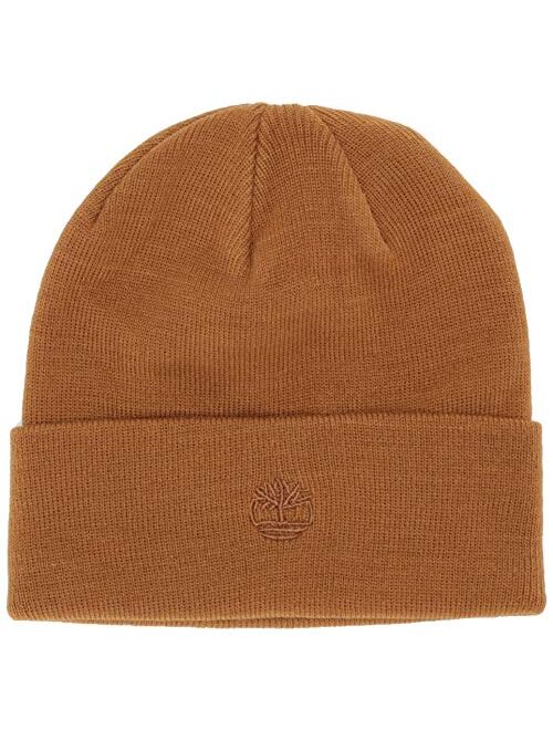 Timberland Men's Cuffed Beanie with Embroidered Logo