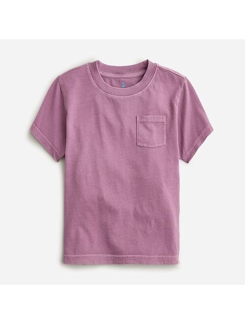 J.Crew Kids' new garment-dyed pocket T-shirt