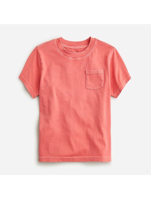 J.Crew Kids' new garment-dyed pocket T-shirt