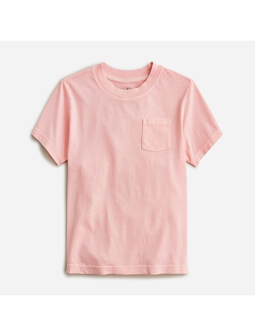 J.Crew Kids' new garment-dyed pocket T-shirt