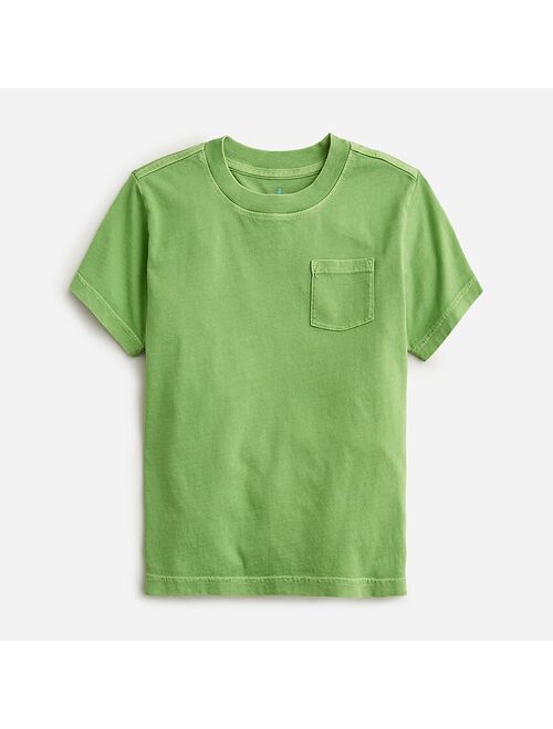 J.Crew Kids' new garment-dyed pocket T-shirt