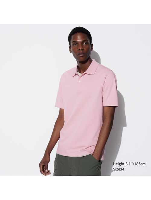 UNIQLO AIRism Cotton Pique Polo Shirt