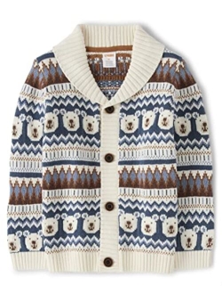 Boys' and Toddler Long Sleeve Cardigan Sweaters