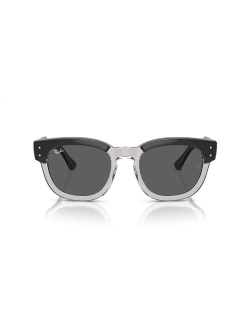 Mega Hawkeye Polarized Sunglasses, Gradient RB0298S, Exclusively Ours