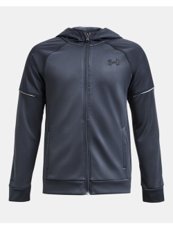 Boys' UA Storm Armour Fleece Full-Zip Hoodie