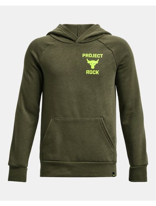 Under Armour Boys' Project Rock Rival Fleece Hoodie