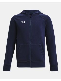 Boys' UA Rival Fleece Full-Zip Hoodie