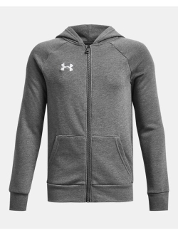 Boys' UA Rival Fleece Full-Zip Hoodie