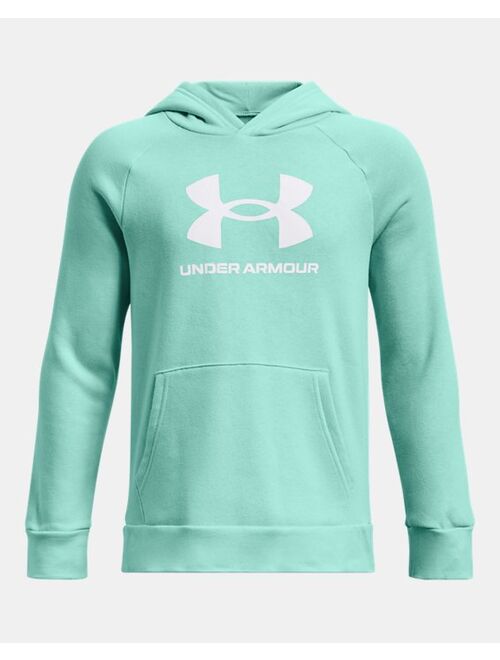 Under Armour Boys' UA Rival Fleece Big Logo Hoodie