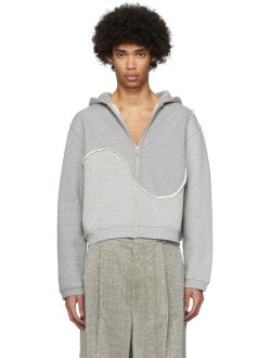 ERL Gray Swirl Hoodie