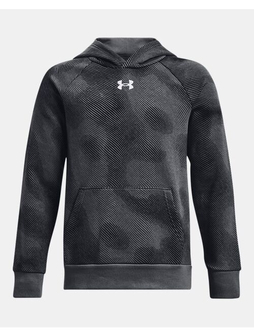 Under Armour Boys' UA Rival Fleece Printed Hoodie