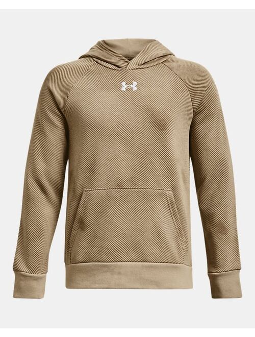 Under Armour Boys' UA Rival Fleece Printed Hoodie