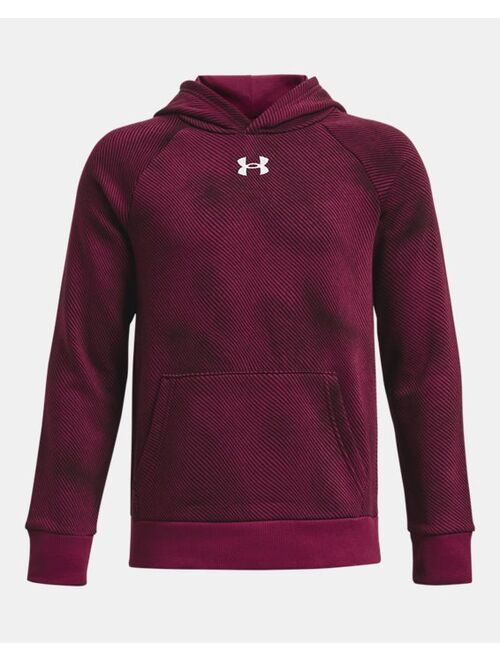 Under Armour Boys' UA Rival Fleece Printed Hoodie