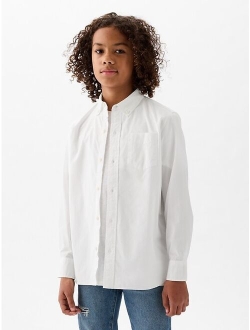 Kids Organic Poplin Shirt