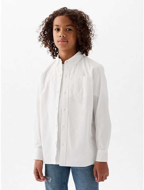 Gap Kids Organic Poplin Shirt