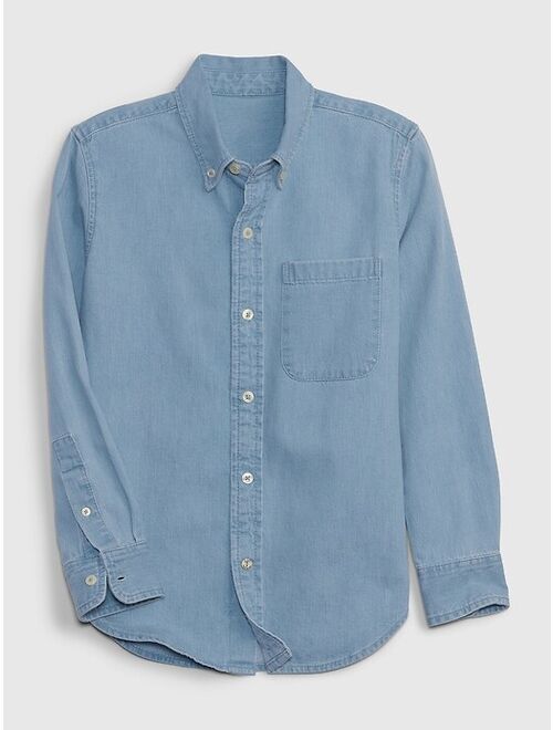 Gap Kids Chambray Button-Up Shirt