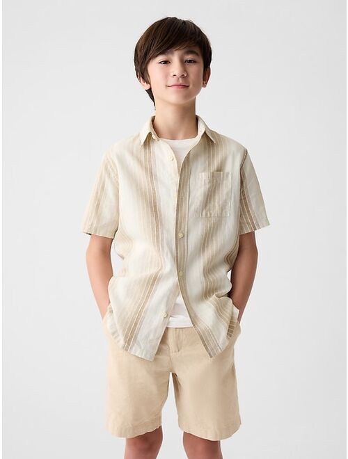 Gap Kids Linen-Cotton Shirt