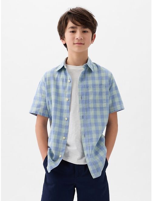 Gap Kids Linen-Cotton Shirt