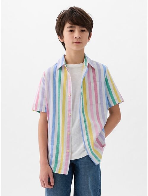 Gap Kids Linen-Cotton Shirt