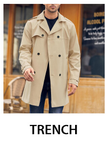Trench Coat Coats & Jackets for Men
