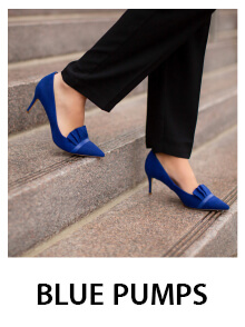 Blue Pumps for Women 