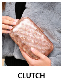 Rose Gold Clutch for Women 