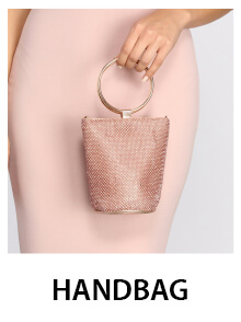 Rose Gold Handbag for Women 