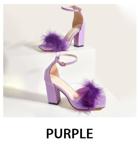 Shein Purple & Silver Shoes for women 