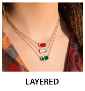 Layered necklace for women