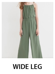 Wide Leg Jumpsuits & Rompers for Girls 