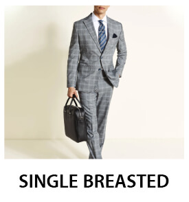 Single Breasted Suits & Blazers for Men